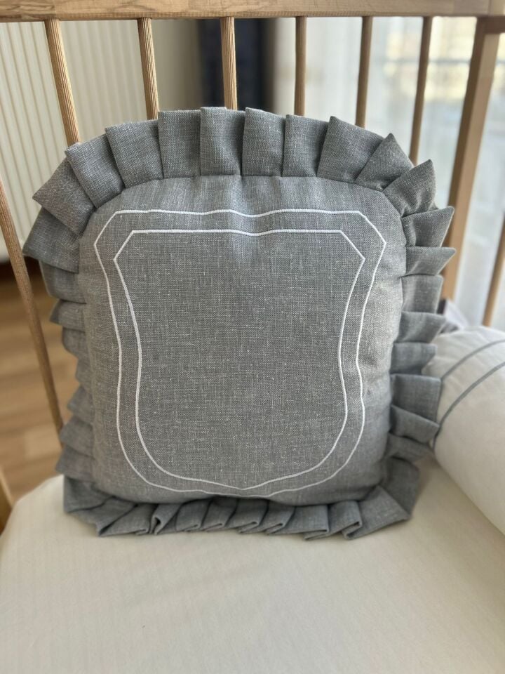 Bebek Pike Takımı Gri Keten 106